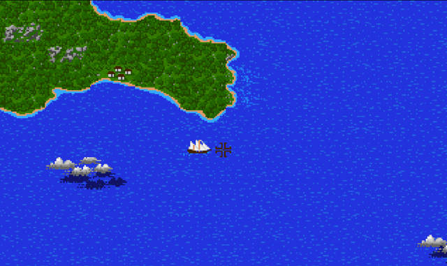 Screenshot of Sid Meier's Pirates! Gameplay on the AMIGA