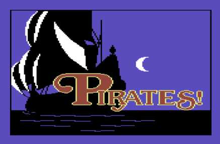 Screenshot of Sid Meier's Pirates! on the C64