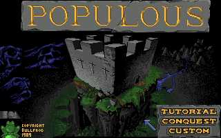 Title screen on the Amiga.